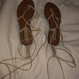 Madden Girl gladiator tie up sandals